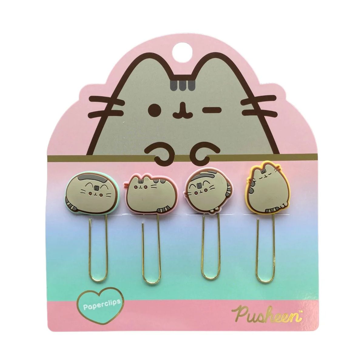 MOOVING - Set Papelería Notas Clips Gato Pusheen