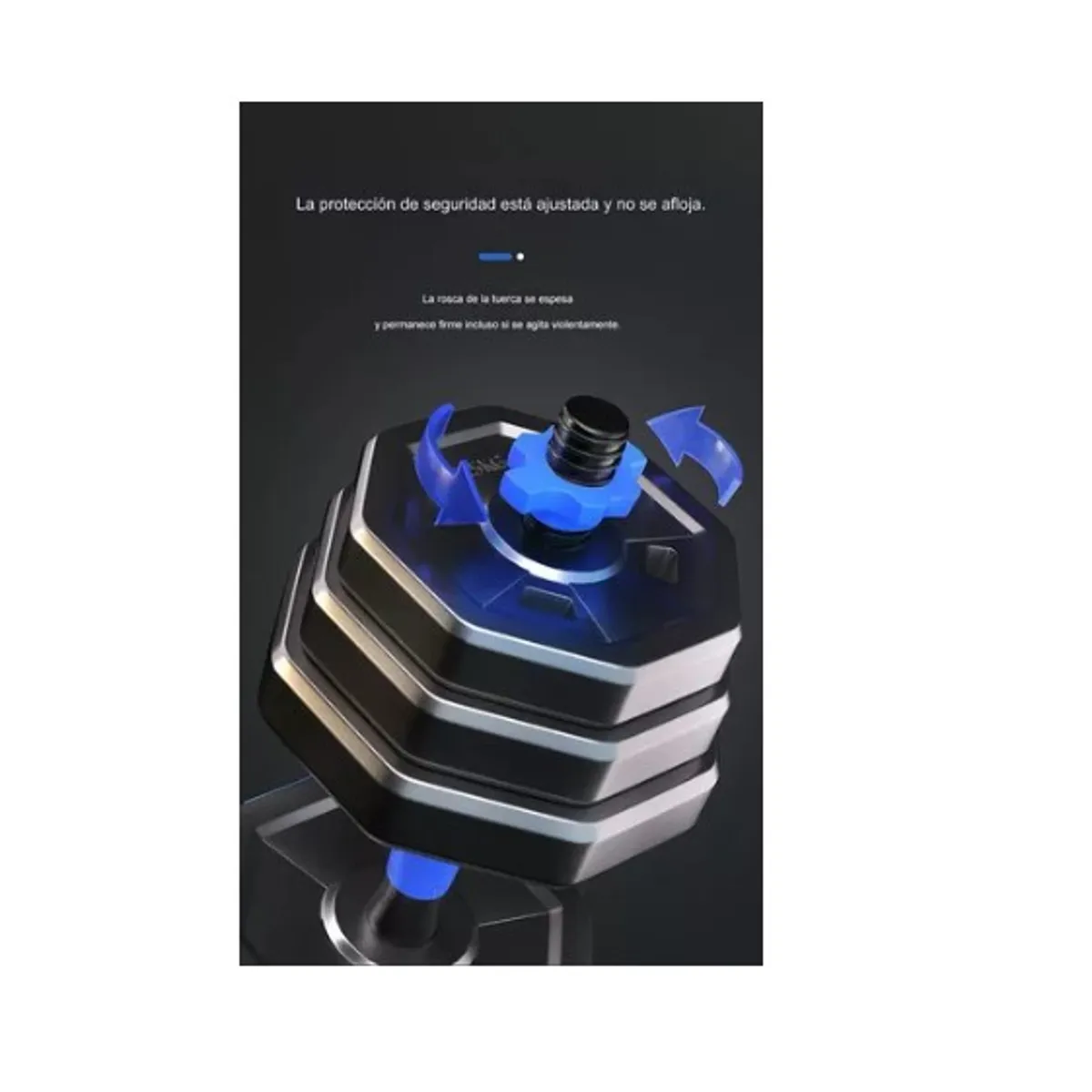 OFERTABKN - Set Mancuernas Y Barra Armable 20kg Pesas Ajustables Fitness