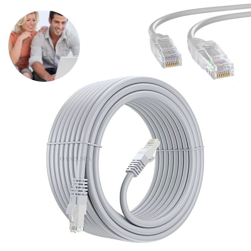 IRM - Cable Red Utp Cat5e Rj45 10 Metros Lan Cable
