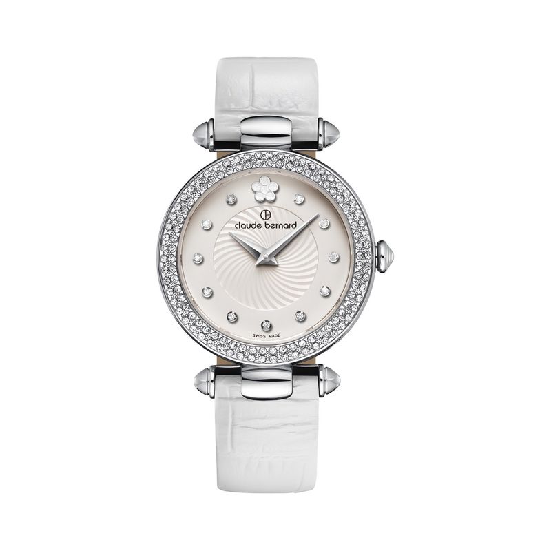 CLAUDE BERNARD - Reloj Claude Bernard White Dial 30mm Mujer