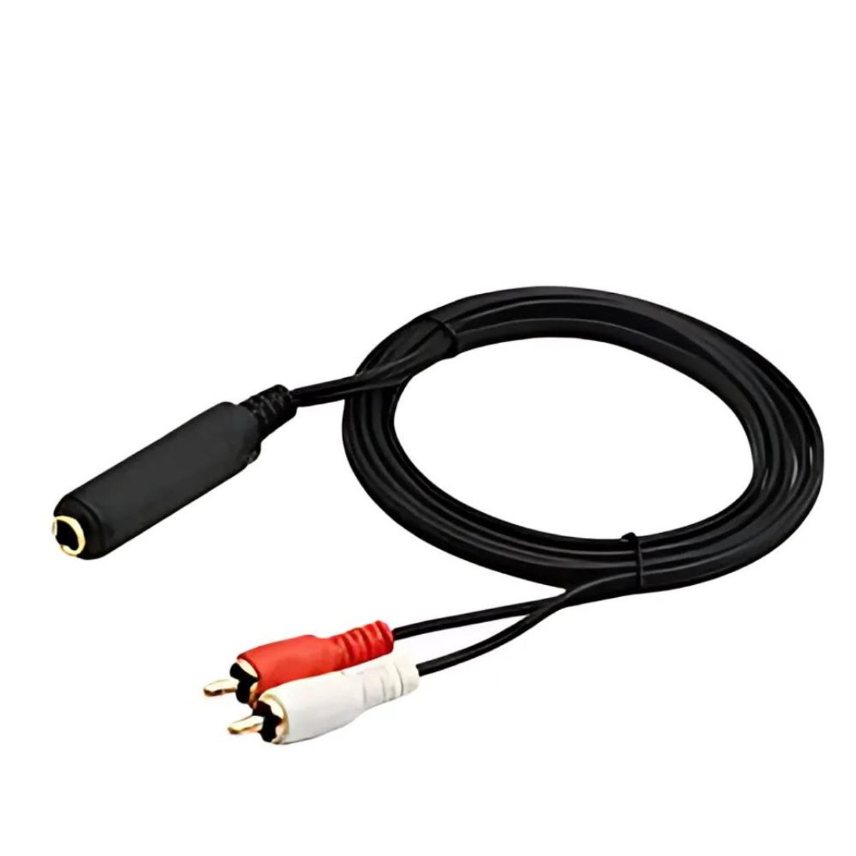 TITANIUX - Cable Adaptador Hembra con conección a 2 RCA 17 Mts