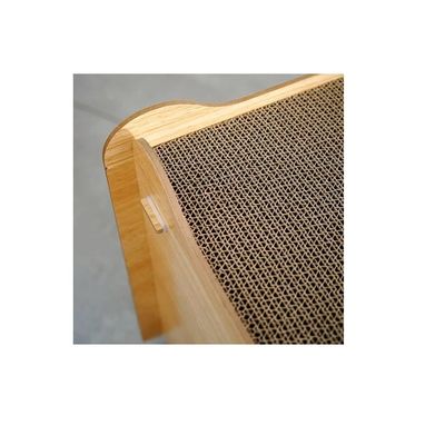 Imagen 2 del producto Cama Casa De Madera Para Gatos Con Rascador Interno