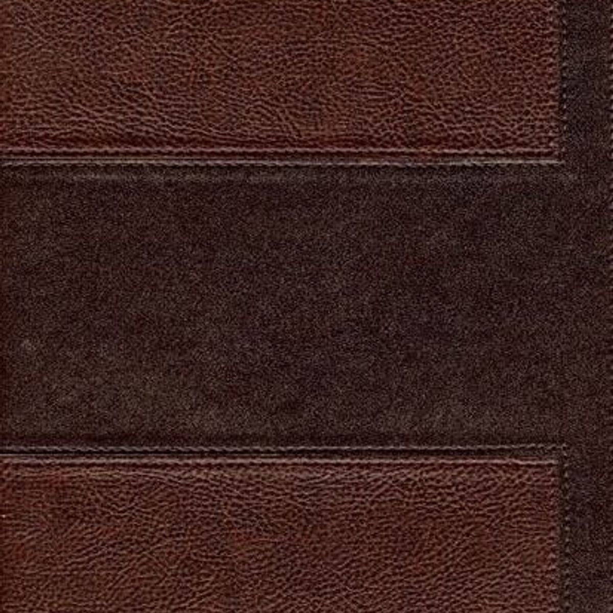 HARPERCOLLINS - Biblia de Estudio Vida Plena imitación piel café