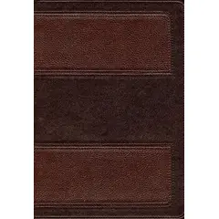 HARPERCOLLINS - Biblia de Estudio Vida Plena imitación piel café