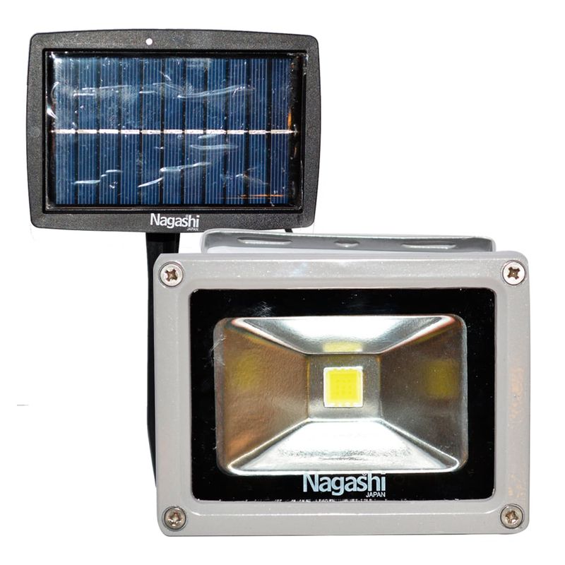 NAGASHI - FOCO LED 10W - PANEL SOLAR 24V CYE-10PS NAGASHI