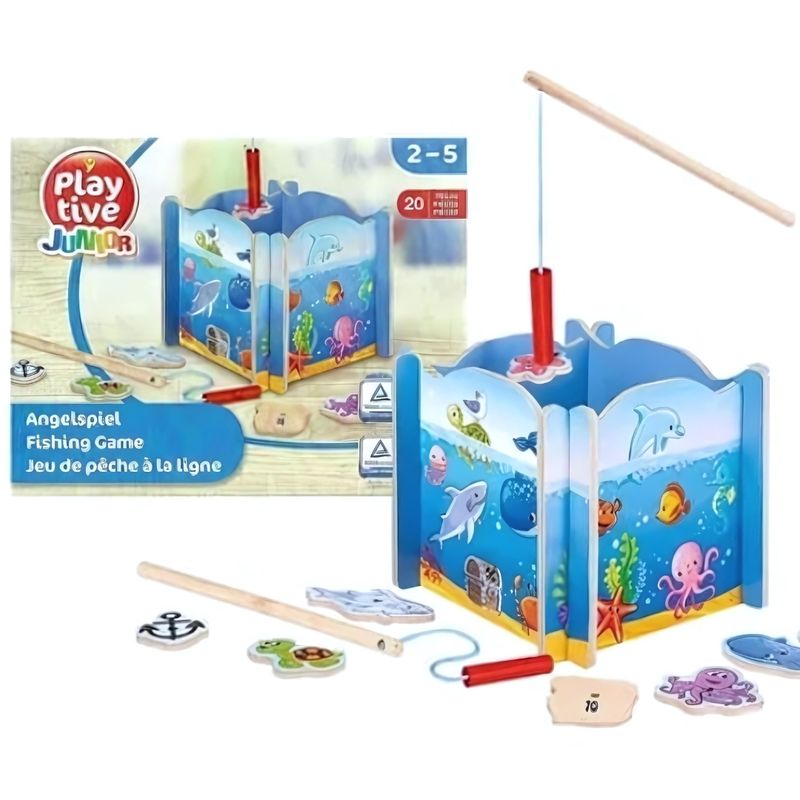 GENERAC - Juego Pesca Magnetico Juego Motricidad De Madera