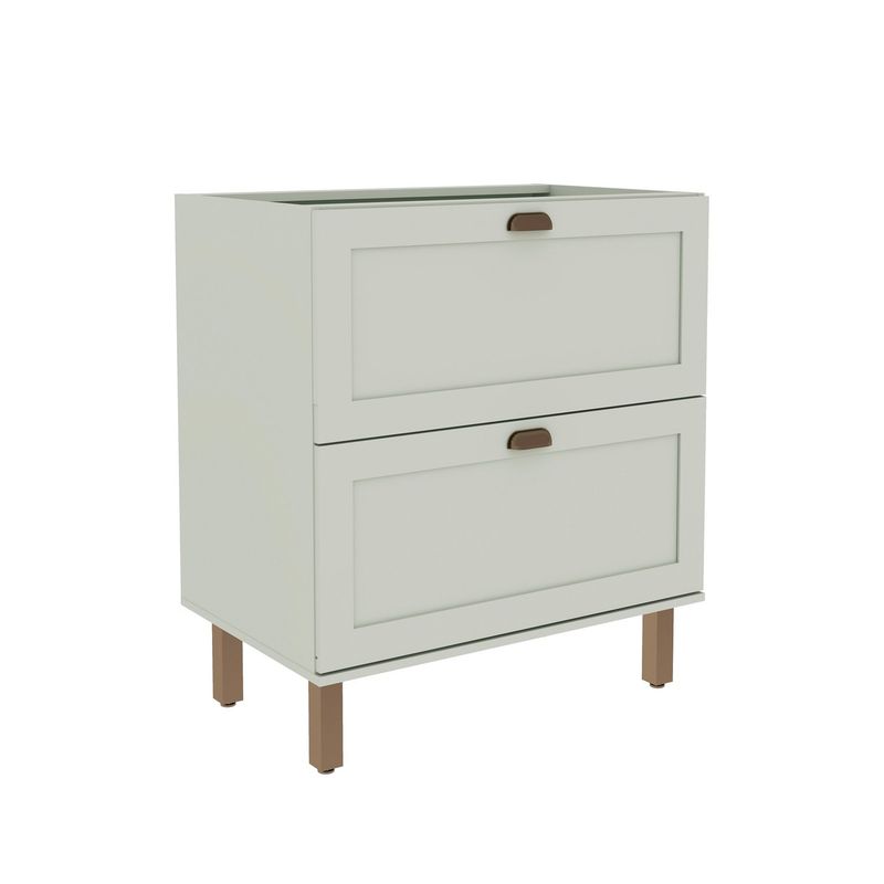 DF HOME - Mueble Base 1 Puerta 1 Cajón 800 Studio - Verde Menta 1503.0001