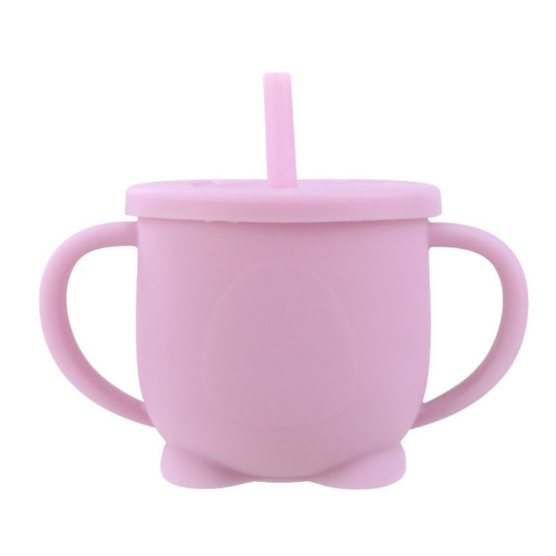 GENERICO - Vaso Taza De Silicona Para Bebes - Morado