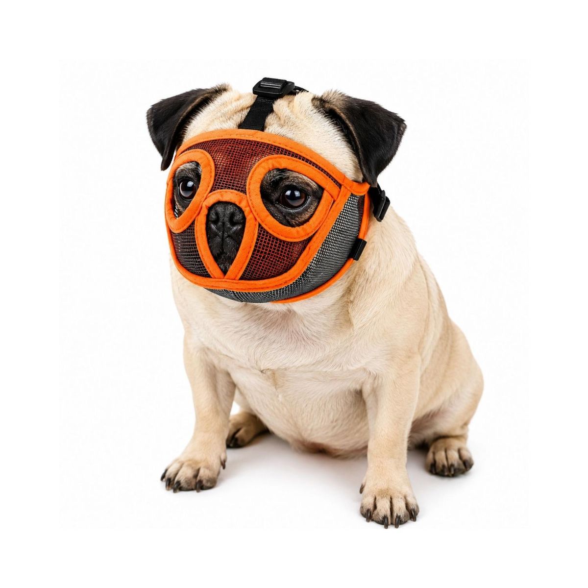 GENERICO - Bozal Perro Braquicéfalo S Pug Bulldog Francés 6-9kg