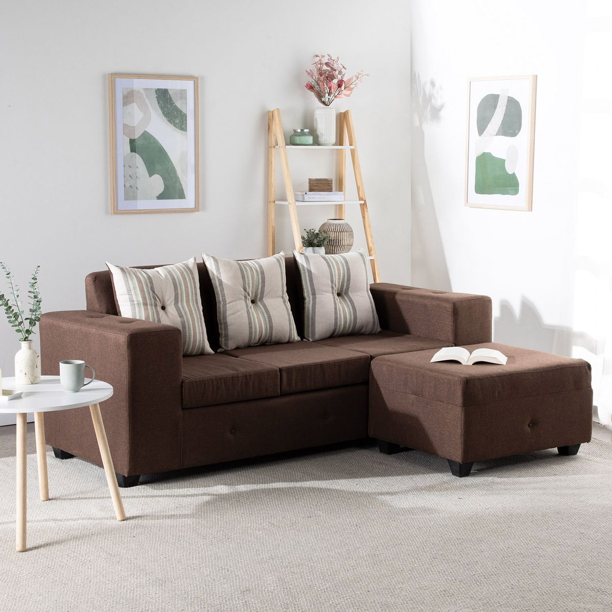 MEXX MUEBLES - Sofa Seccional Intercambiable Ginebra Tela