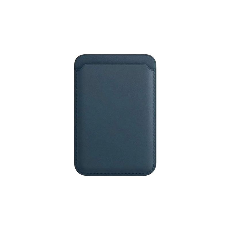 CELLBOX - Porta Tarjetas Magsafe de Cuero - Azul