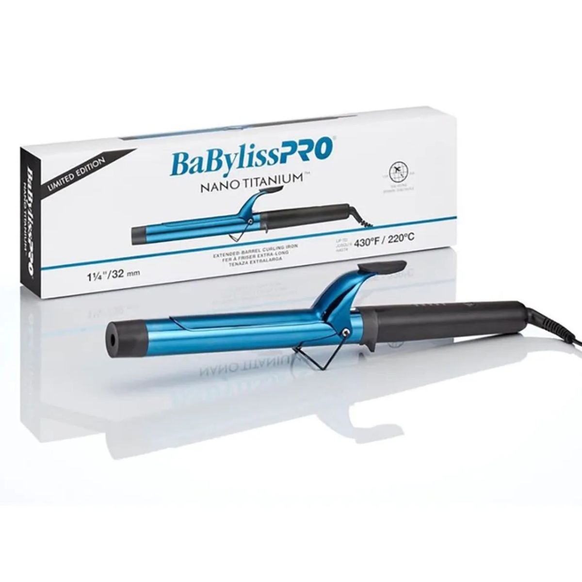 BABYLISS PRO - Ondulador Babylisspro Black&Blue 32Mm Edición Limitada