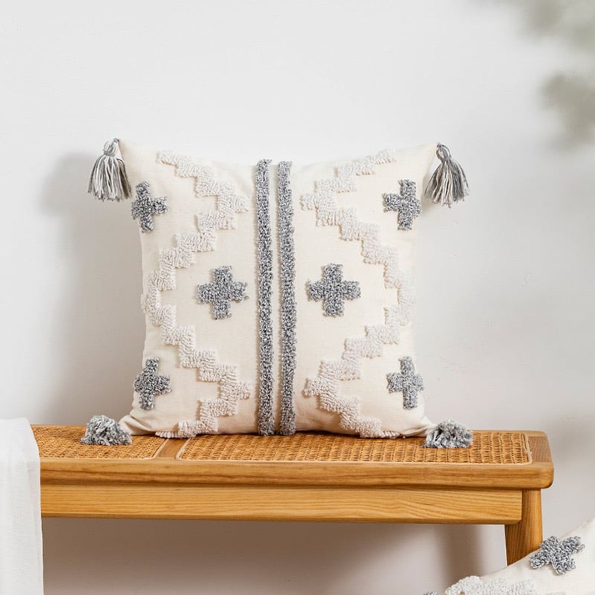 GENERICO - Fundas Decorativas Boho Marroquí Cojin Decoración A8