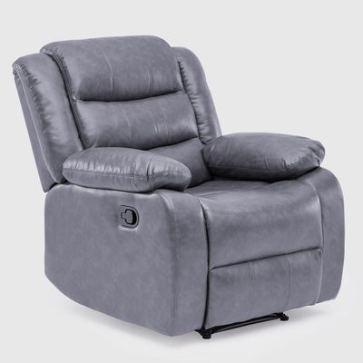 Imagen 2 del producto Berger Reclinable 1 Cuerpo Moderno Gris PU Berlin KM060RGR