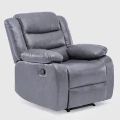 DANIELS - Berger Reclinable 1 Cuerpo Moderno Gris PU Berlin KM060RGR