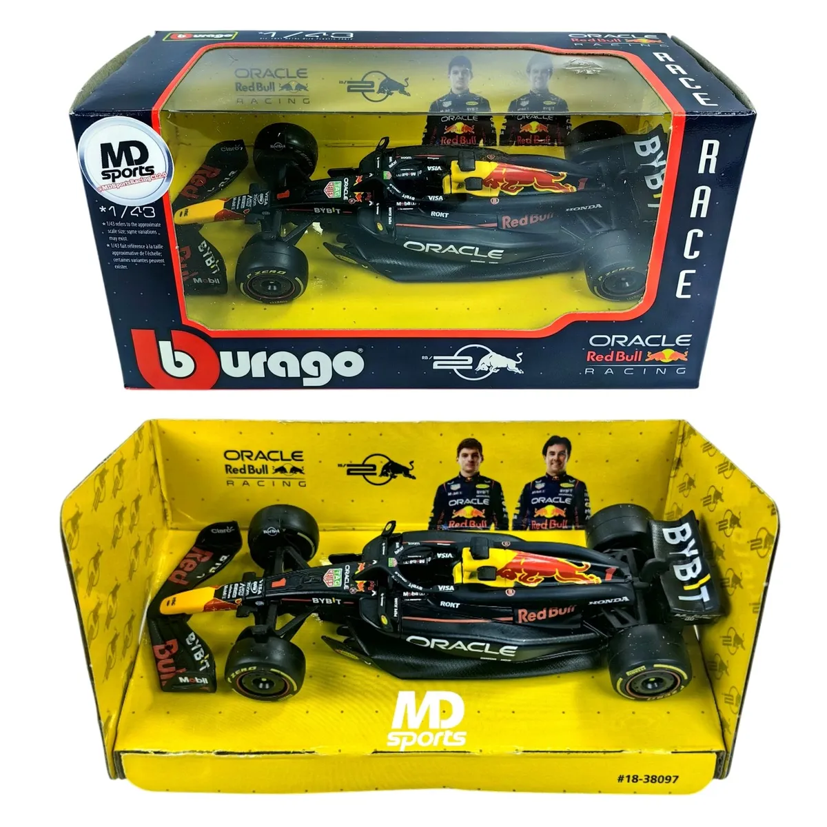 BBURAGO - Auto F1 RedBull RB20 2024 #1 Max Verstappen Caja Normal 1:43