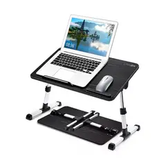 GENERICO - Mesa Plegable Soporte Para Notebook Macbook Multiuso Madera