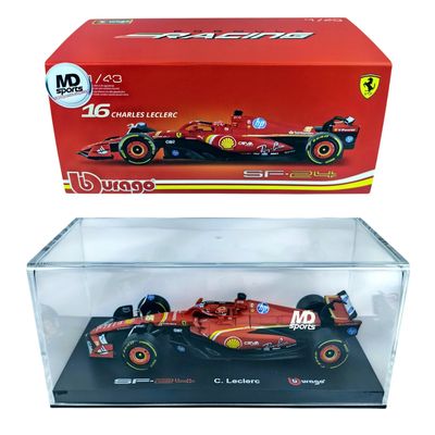 Imagen 2 del producto Auto F1 Ferrari SF-24 2024 #16 Ch. Leclerc Caja Acrilic 1:43