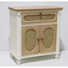 SORENTO - Mueble Cómoda Lateral Con Junco