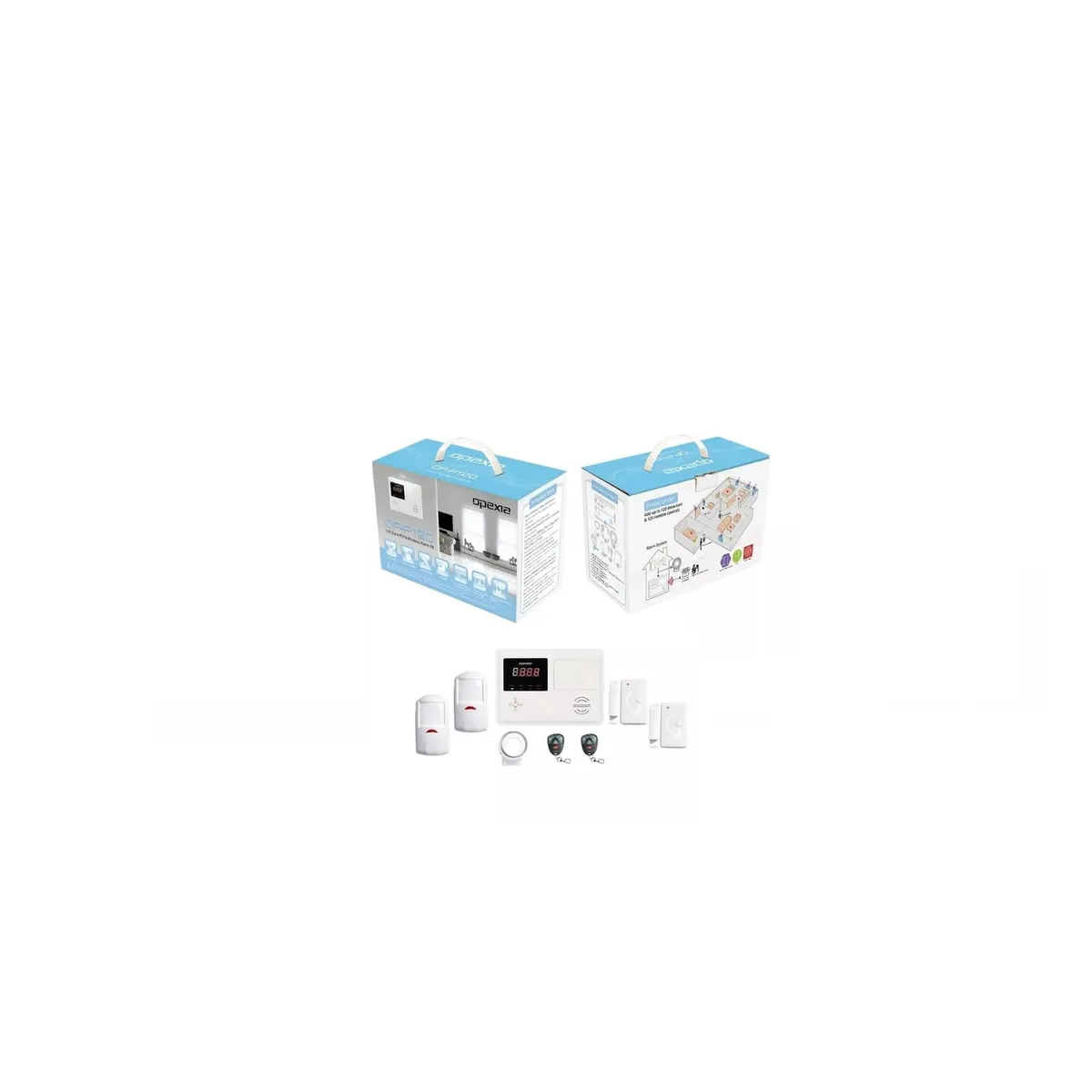 GENERICO - Kit Alarma Inalambrica Opexia Op-p120 Pstn 120 Zonas