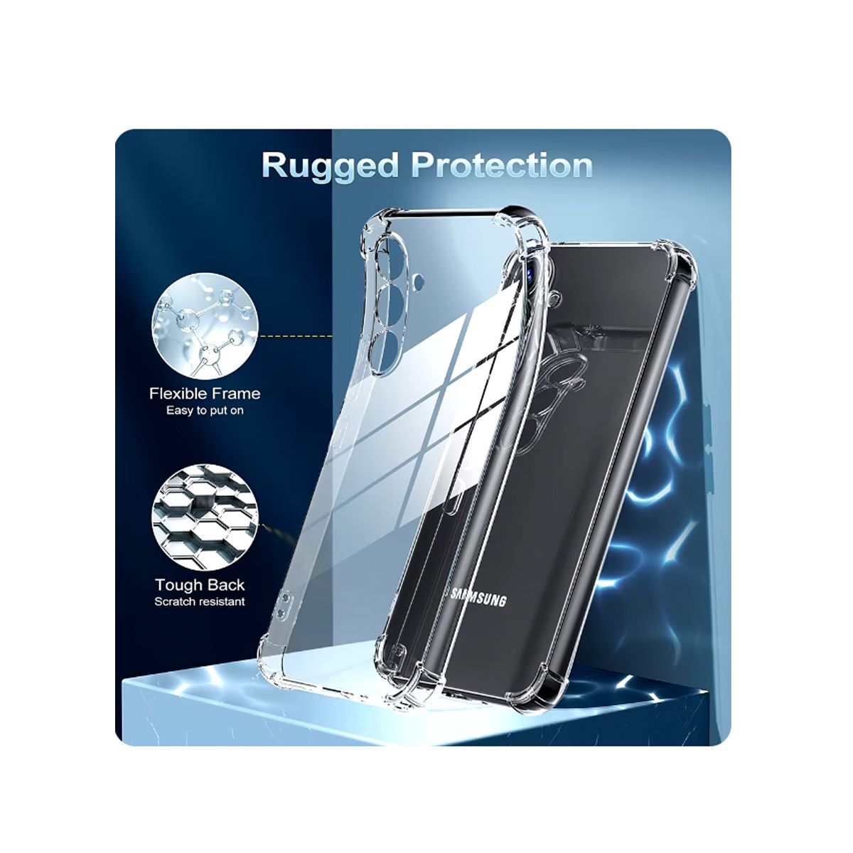 JOIGO - Carcasa Anti golpes Transparente Para Samsung S24 Fe