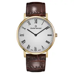 CLAUDE BERNARD - Reloj Slim Line Roman Numeral 39mm Hombre