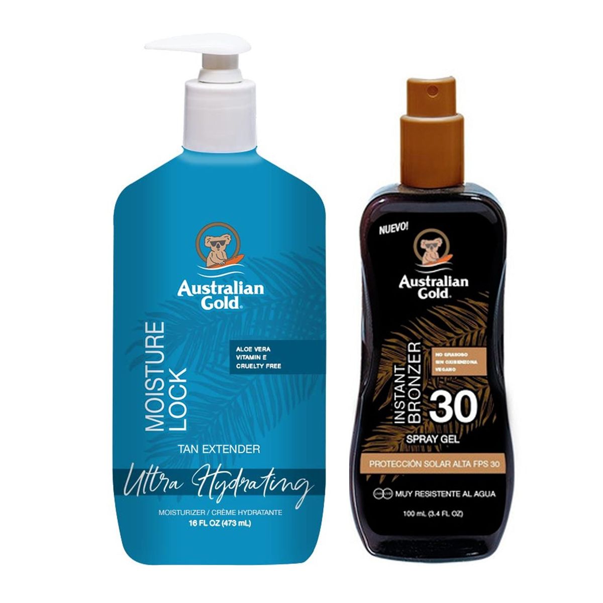 AUSTRALIAN GOLD - Pack Australian Gold Prolongador + Protector Solar FPS 30