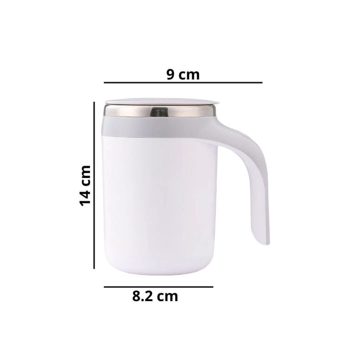CRUSEC - Taza Mezcladora USB Acero Inox 350ML