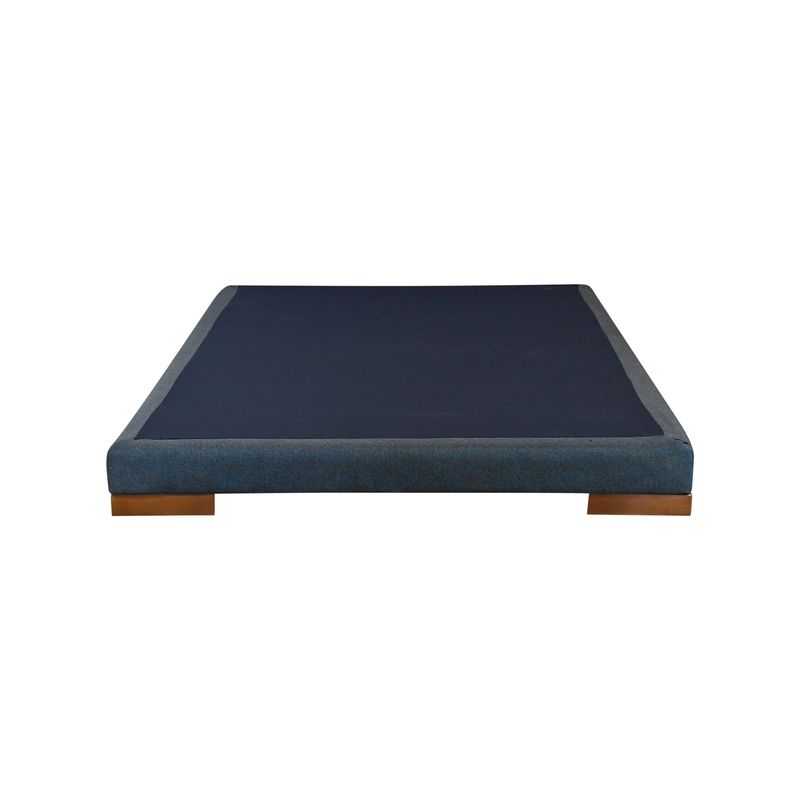BLOCCARE - Base 1.5 Plazas box 8 L190 cm patas 4.5cm. Refuerzo Colchon V.Elastico