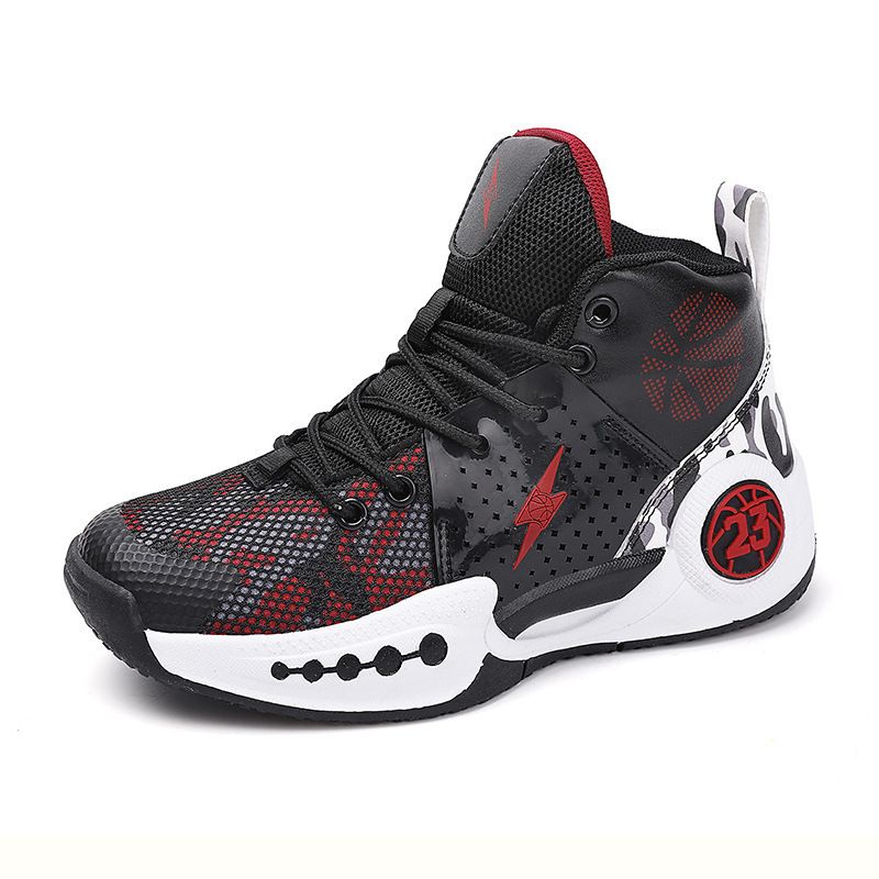 DANWEILE - Zapatos de baloncesto de malla para estudiantes - Negro