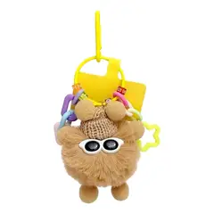 GENERICO - Llavero Colgante Bola De Peluche Felpa Para Bolsos Mochilas