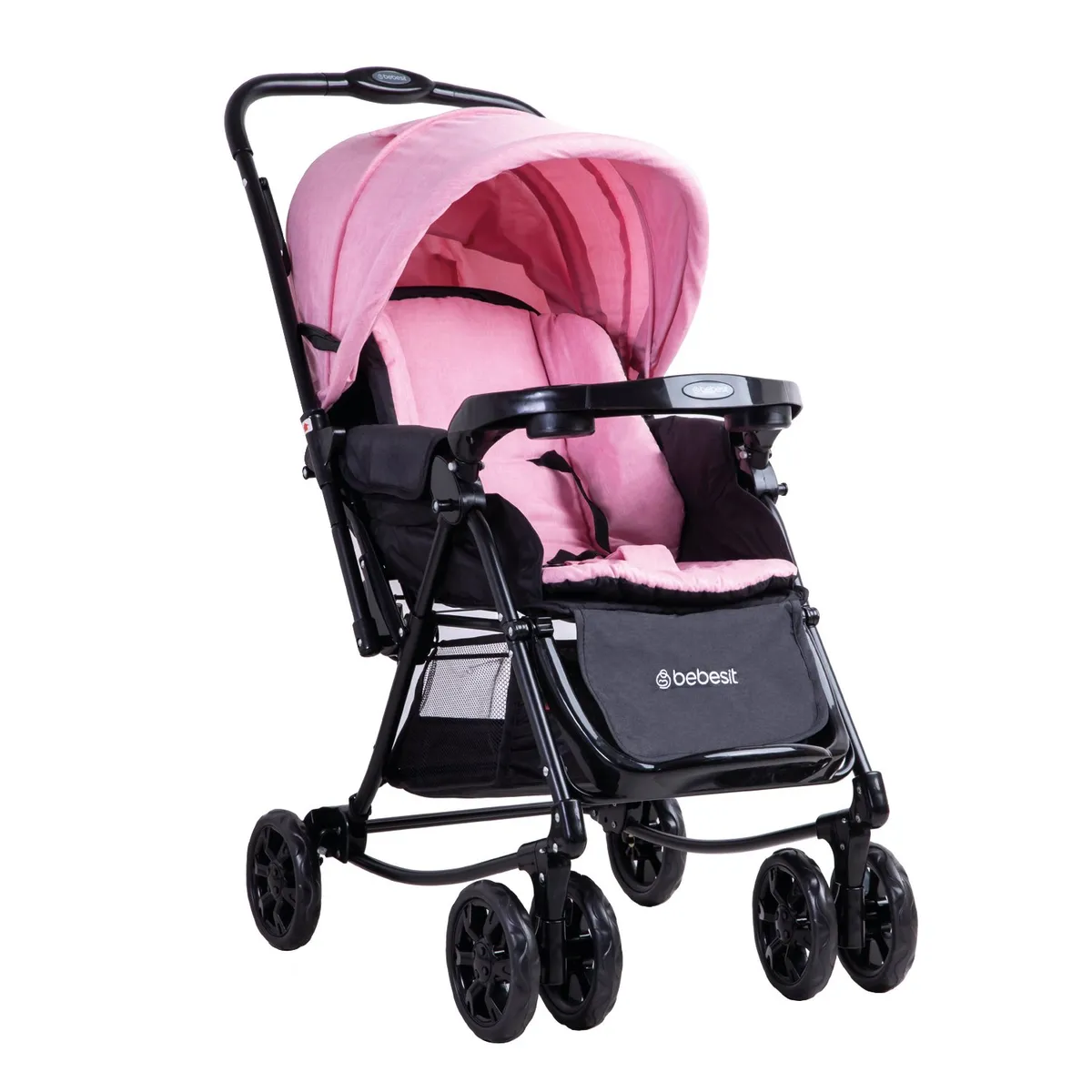 BEBESIT - Coche Cuna Balancin SX Rosado Bebesit