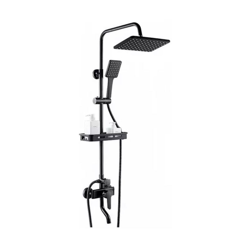 GENERICO - Ducha Estilo columna Negro Mate Elegante