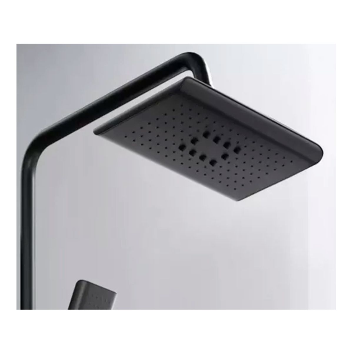 GENERICO - Ducha Estilo columna Negro Mate Elegante