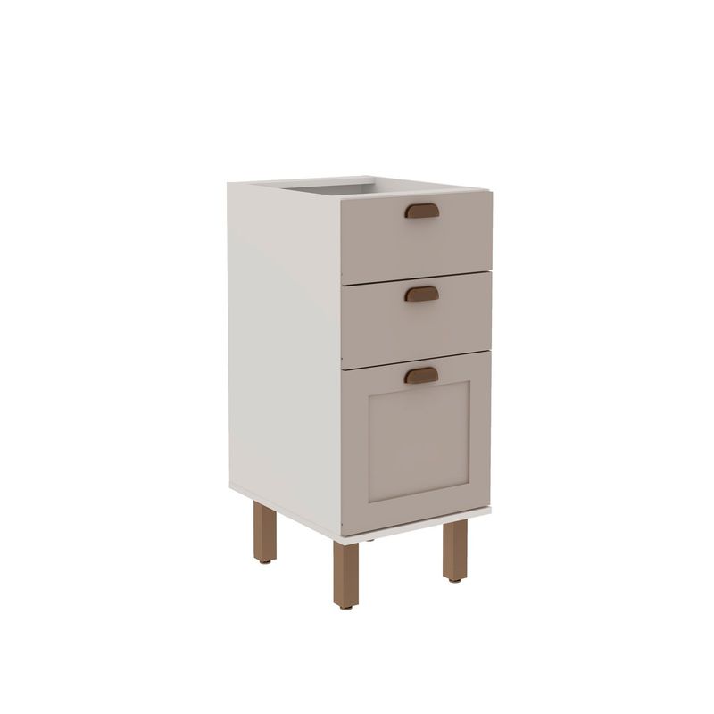 DF HOME - Mueble Base 3 Cajones 400 Studio - Fendi 1527.0003