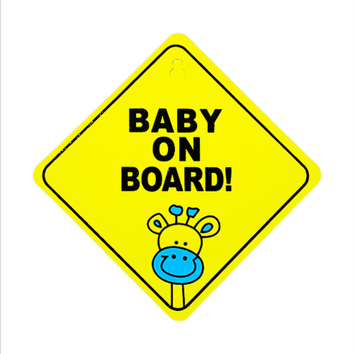 GENERICO - Letrero bebé a bordo jirafa