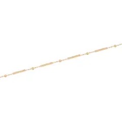 JB JOYAS BARON - Pulsera de Oro 18kt Barras y Bolitas