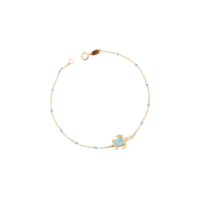 JB JOYAS BARON - Pulsera de Oro 18kt Tortuga Celestial