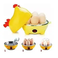 GENERICO - Máquina Hervidor Cocedor Huevos Vapor Gallina Color Amarillo