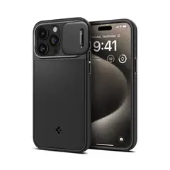 SPIGEN - Carcasa Optik Armor Magfit para iPhone 15 Pro Max