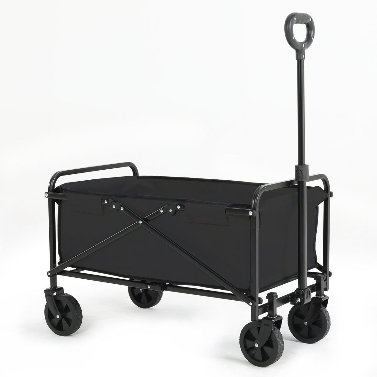 BASKO FITNESS - Carro de arrastre Wagon Metalico Negro