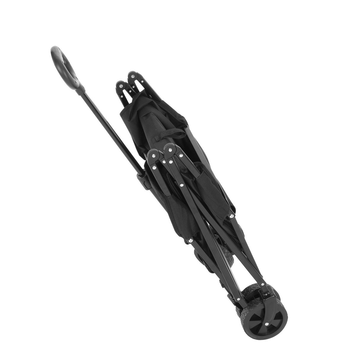 BASKO FITNESS - Carro de arrastre Wagon Metalico Negro