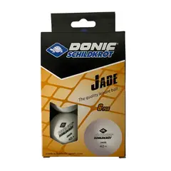 Donic - Pelota Ping Pong Schildkröt 40+ 6 u Blanco