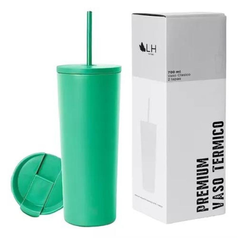 GENERICO - Vaso térmico mug LH 700 lt acero inoxidable verde menta