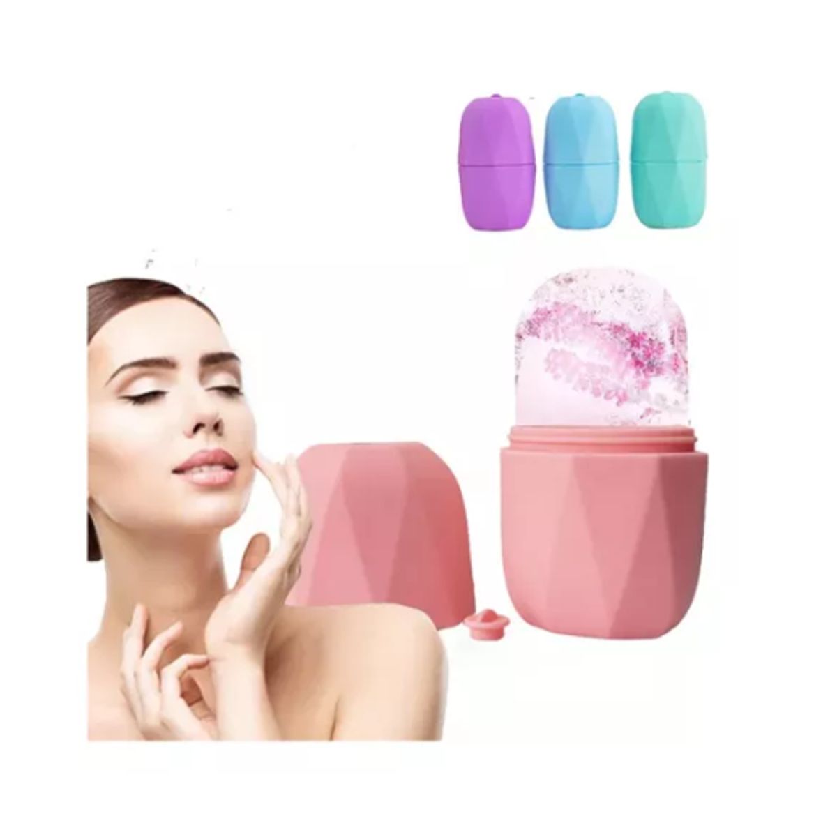 GENERICO - Facial - Rodillo De Hielo Para Cara Y Ojosmolde De Silicona