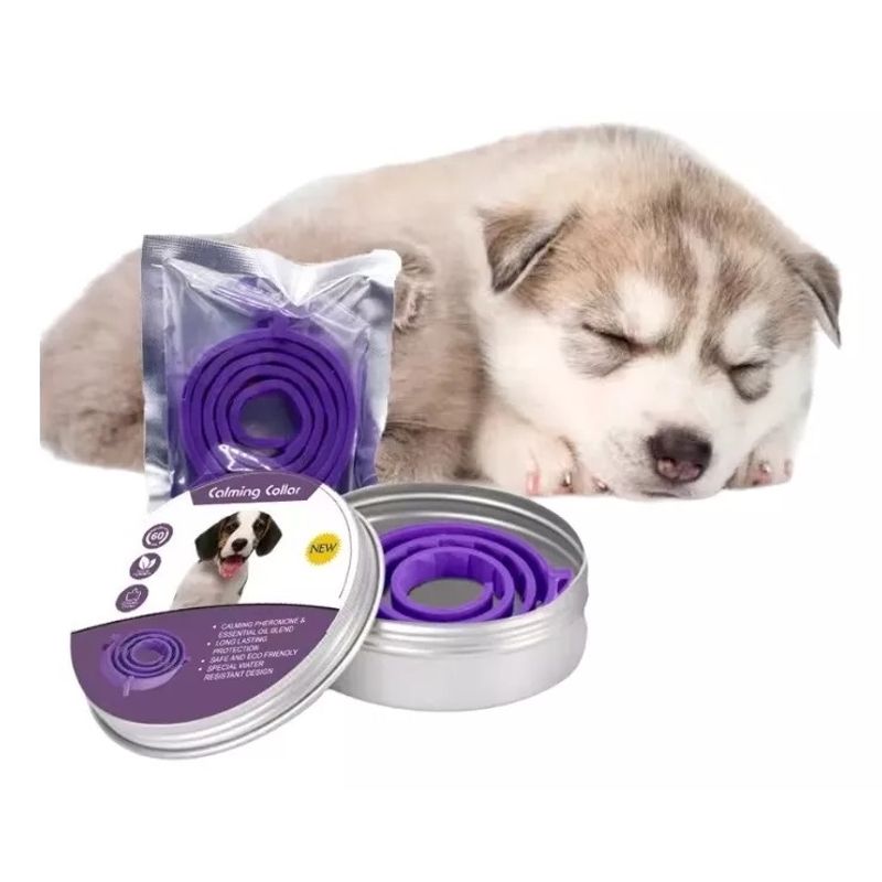 GENERICO - Collar Calmante Perro Ajustable Calma Ansiedad Relajante