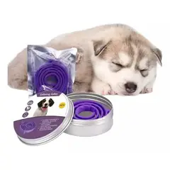 GENERICO - Collar Calmante Perro Ajustable Calma Ansiedad Relajante