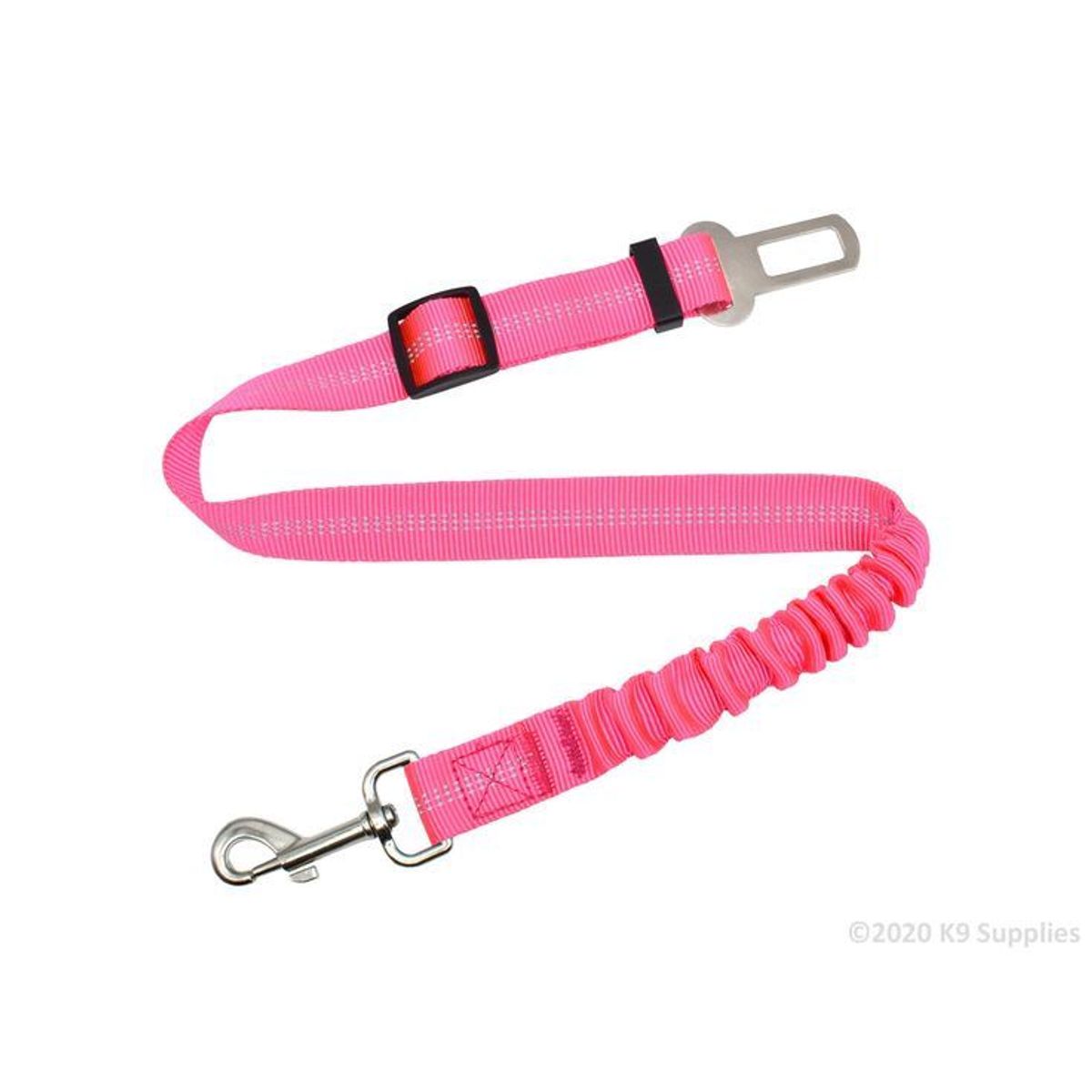 GENERICO - Cinturón De Seguridad Para Auto Mascotas Perro Gato Fucsia