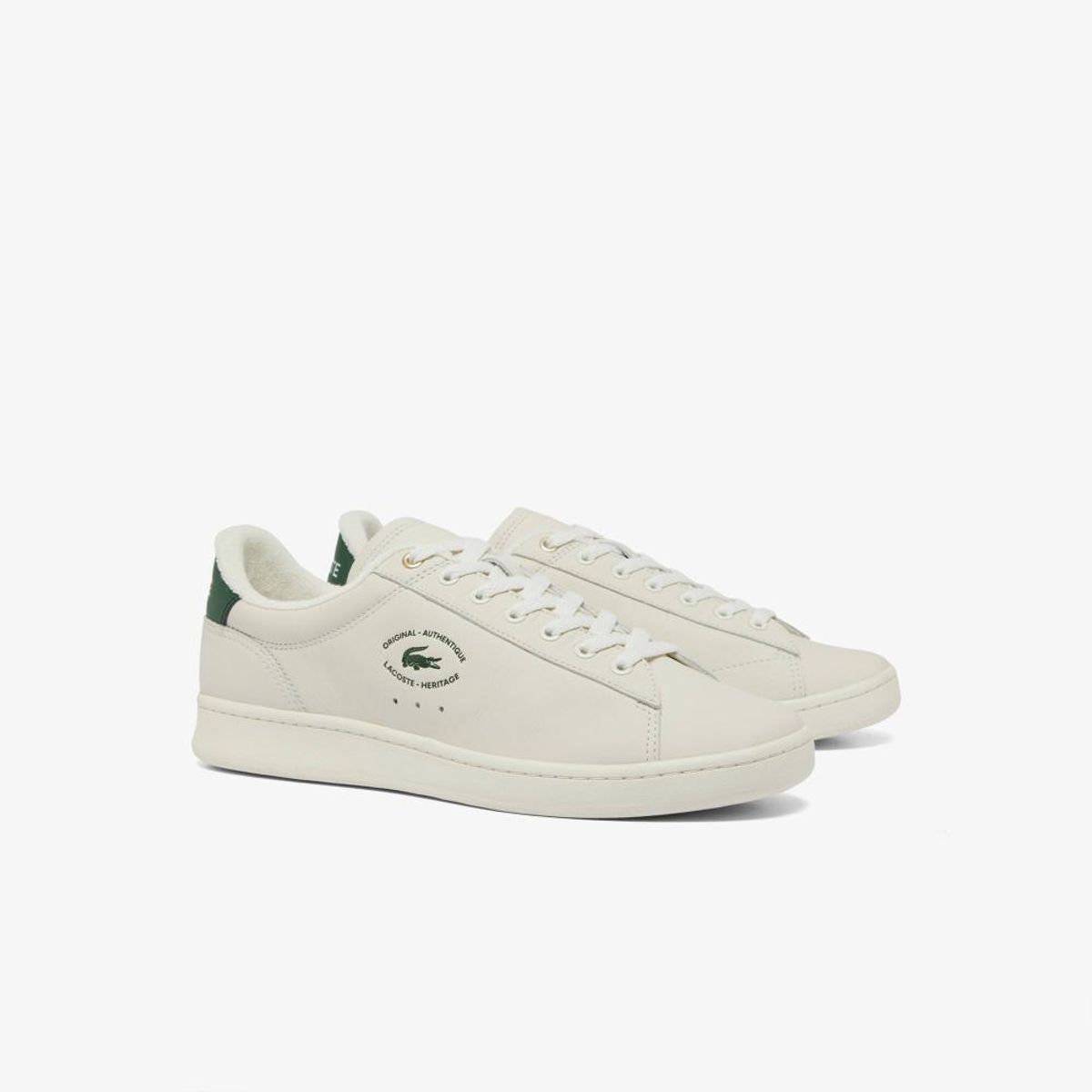 LACOSTE - Zapatilla Urbana Cuero Hombre CARNABY SET Beige Lacoste