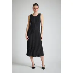 ASH - Vestido Largo Negro Mujer